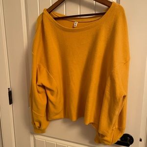 Mustard colour sweater